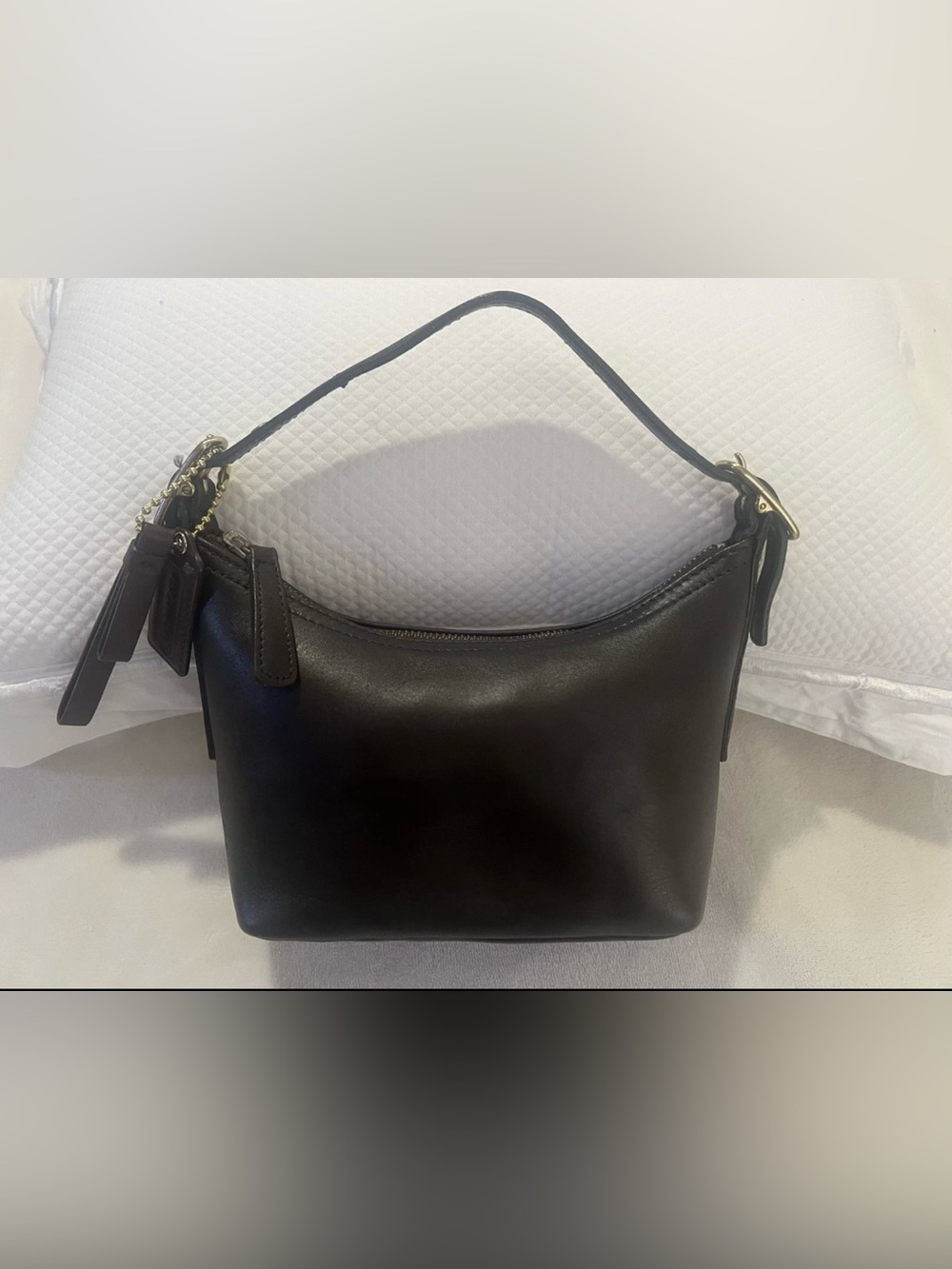 🩷 Coach Vintage Legacy West Demi Pouch Hobo Baguette Swing Bag
Mahogany 9844🩷
